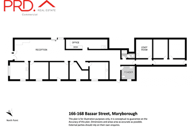 166-168 Bazaar Street Maryborough QLD 4650 - Floor Plan 1