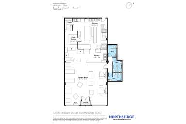 Shop 3, 323 William Street Northbridge WA 6003 - Floor Plan 1