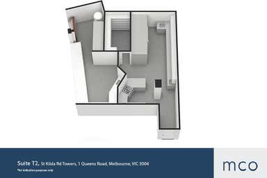 St Kilda Rd Towers, Shop T2, 1 Queens Road Melbourne VIC 3004 - Floor Plan 1
