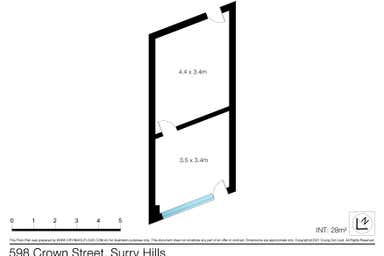 Ground Floor, 598 Crown Street Surry Hills NSW 2010 - Floor Plan 1