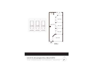 A119, 20 Lexington Drive Bella Vista NSW 2153 - Floor Plan 1
