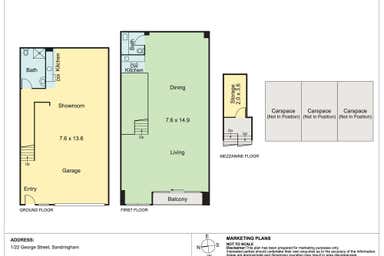 Unit 1/22 George Street Sandringham VIC 3191 - Floor Plan 1