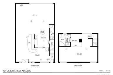101 Gilbert Street Adelaide SA 5000 - Floor Plan 1