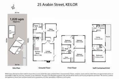 25 ARABIN STREET Keilor VIC 3036 - Floor Plan 1