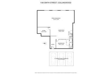 1/49 Smith Street Fitzroy VIC 3065 - Floor Plan 1
