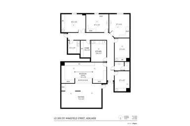2/309-311 Wakefield Street Adelaide SA 5000 - Floor Plan 1