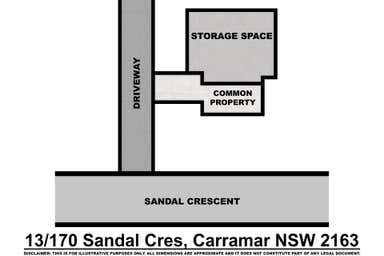 13/170 Sandal Crescent Carramar NSW 2163 - Floor Plan 1