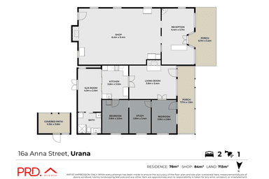 16A Anna Street Urana NSW 2645 - Floor Plan 1
