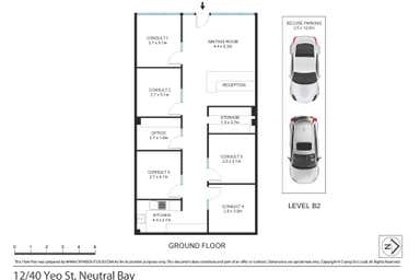 Suite 12, 40 Yeo Street Neutral Bay NSW 2089 - Floor Plan 1