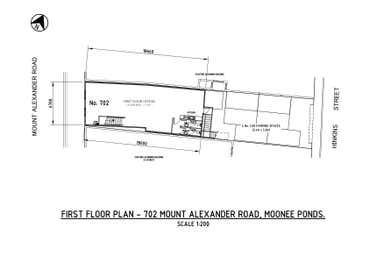 Level 1, 702  Mt Alexander Road Moonee Ponds VIC 3039 - Floor Plan 1