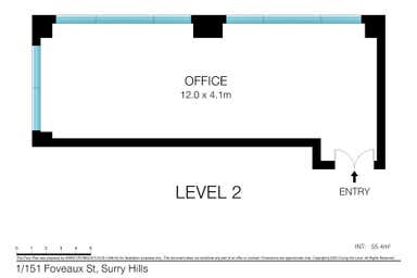 1/151 Foveaux Street Surry Hills NSW 2010 - Floor Plan 1