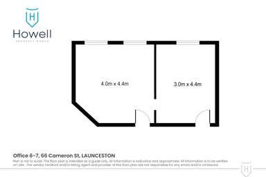 Rooms 6 & 7, 66 Cameron Street Launceston TAS 7250 - Floor Plan 1