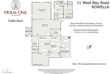 Holm Oak Vineyards, 11 West Bay Road Rowella TAS 7270 - Floor Plan 1