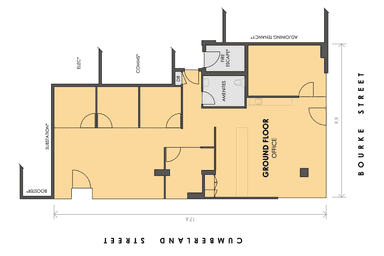 Shop 1 & 2, 846 Bourke Street Docklands VIC 3008 - Floor Plan 1