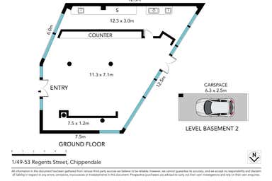 1/49-53 Regent Street Chippendale NSW 2008 - Floor Plan 1