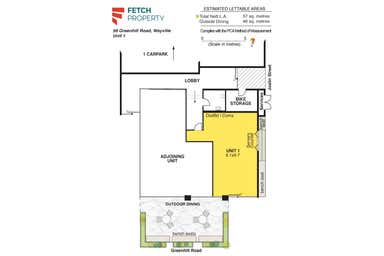 Minno Apartments, GF Lot 1, 56 Greenhill Road, Wayville SA 5034 - Floor Plan 1