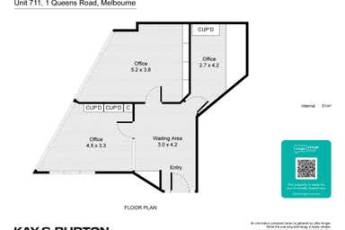 711/1 Queens Road Melbourne VIC 3004 - Floor Plan 1