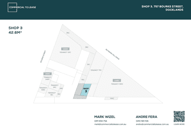 Shop 3, 757 Bourke Street Docklands VIC 3008 - Floor Plan 1