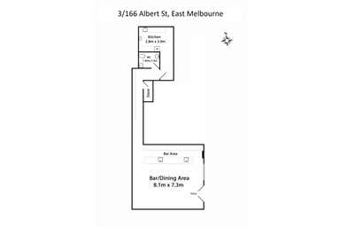 Shop 3, 166 Albert Street East Melbourne VIC 3002 - Floor Plan 1