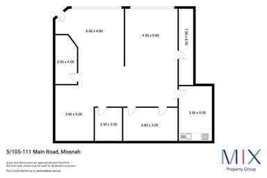 Dickensons Arcade , Shop 5, 105-111  Main Road Moonah TAS 7009 - Floor Plan 1