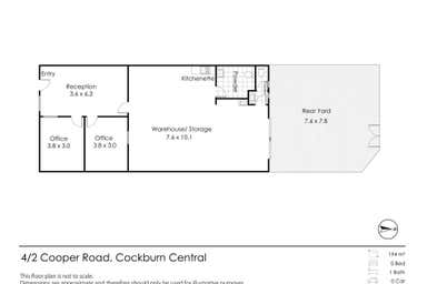 4/2 Cooper Road Cockburn Central WA 6164 - Floor Plan 1