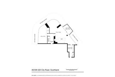Level 46, 308-320 City Road Southbank VIC 3006 - Floor Plan 1
