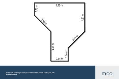 Exchange Tower, Suite 707, 530 Little Collins Street Melbourne VIC 3000 - Floor Plan 1