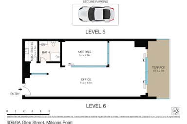 Suite 606, 6A Glen Street Milsons Point NSW 2061 - Floor Plan 1