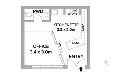 2/110 Brougham Street Geelong VIC 3220 - Floor Plan 1