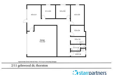 2/11 Glenwood Drive Thornton NSW 2322 - Floor Plan 1