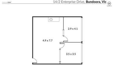 14/2 Enterprise Drive Bundoora VIC 3083 - Floor Plan 1