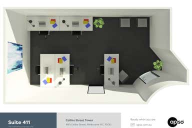 Collins Street Tower, Suite 411, 480 Collins Street Melbourne VIC 3000 - Floor Plan 1