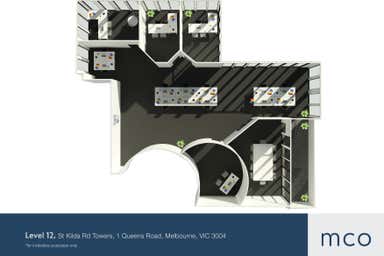 St Kilda Road Towers, Suite 1242 - 1244, 1 Queens Road Melbourne VIC 3004 - Floor Plan 1