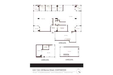 Unit 1 & 2, 20 Barcoo Street Chatswood NSW 2067 - Floor Plan 1