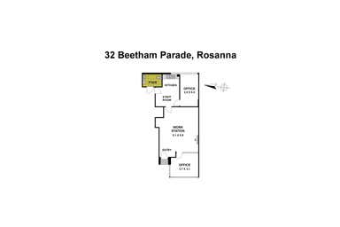 32 Beetham Parade Rosanna VIC 3084 - Floor Plan 1