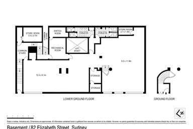 Lower Ground, 82-88 Elizabeth Street Sydney NSW 2000 - Floor Plan 1