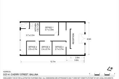 5/37-41 Cherry Street Ballina NSW 2478 - Floor Plan 1