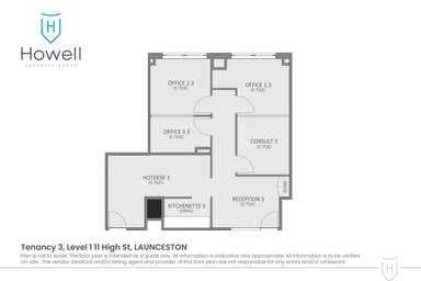 Tenancy 3, Level 1, 11  High Street Launceston TAS 7250 - Floor Plan 1