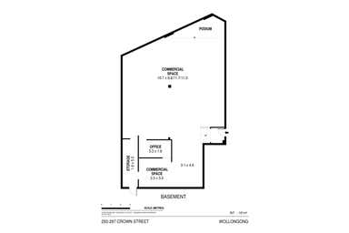 Side Shop/293-297 Crown Street Wollongong NSW 2500 - Floor Plan 1