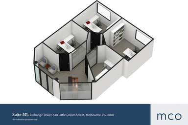 Exchange Tower, Suite 511, 530 Little Collins Street Melbourne VIC 3000 - Floor Plan 1