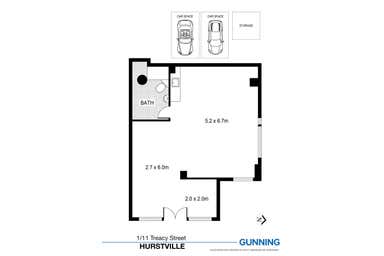Shop 1/11-13 Treacy Street Hurstville NSW 2220 - Floor Plan 1