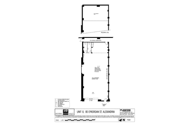 Unit 8, 80 ORiordan St Alexandria NSW 2015 - Floor Plan 1