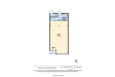 Shop 1, 85 Main Street Bridport TAS 7262 - Floor Plan 1