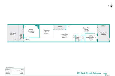 203 Park Street Subiaco WA 6008 - Floor Plan 1