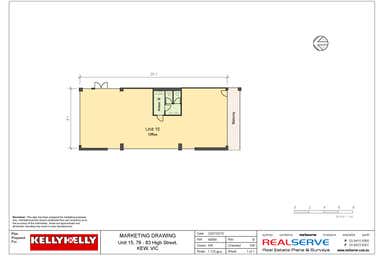 Unit 15, 79-83 High Street Kew VIC 3101 - Floor Plan 1