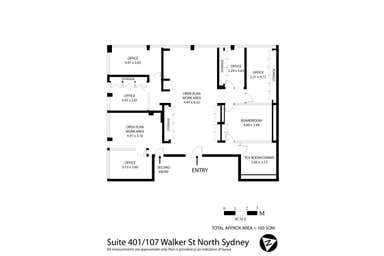 401 & 402, 107 Walker Street North Sydney NSW 2060 - Floor Plan 1