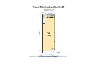 Shop 1/535 Whitehorse Road Mitcham VIC 3132 - Floor Plan 1