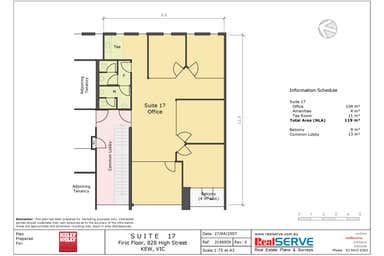 Unit 17, 828 High Street Kew East VIC 3102 - Floor Plan 1