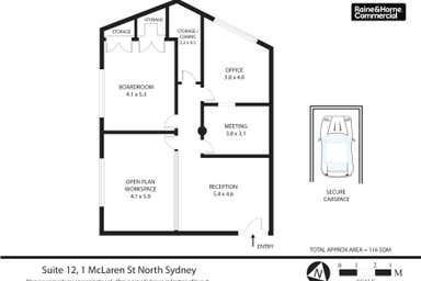 Unit 12, 1 McLaren Street North Sydney NSW 2060 - Floor Plan 1