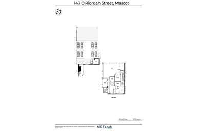 Level 1/147 O'Riordan Street Mascot NSW 2020 - Floor Plan 1